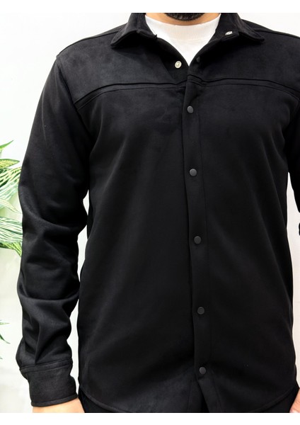 Erkek Yeni Sezon Süet Çıt Çıtlı Ceket Gömlek fırsatları