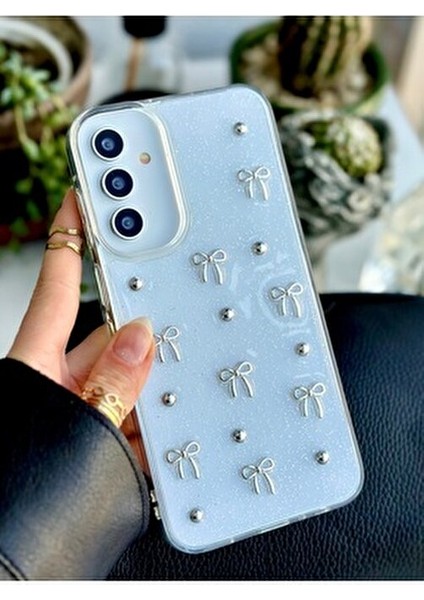 Galaxy A54 Uyumlu 3D Mini Fiyonk Tasarımlı Oyuncaklı Silikon Kılıf fiyatları