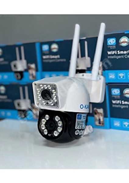 3011 Çift Lensli Gece Görüşlü 4mp Wifi Ptz Akıllı Kamera