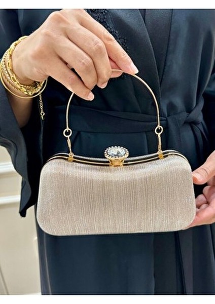 Kadın Simli Tutma Detaylı Uzun Zincir Askılı Abiye Çantası indirimleri