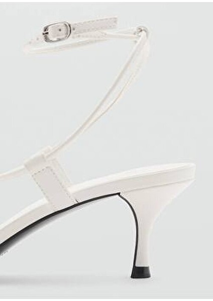 Kombine Kayışlı Topuklu Sandalet indirimleri