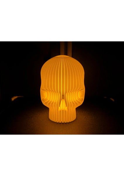 Üretim Tealight Uyumlu Kafatası Mumluk — Gotik Dekor & Halloween Aksesuarı (83X110X112 Mm) fırsatları