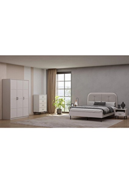 Glen Orma 3 Kapaklı Dolap - Beyaz