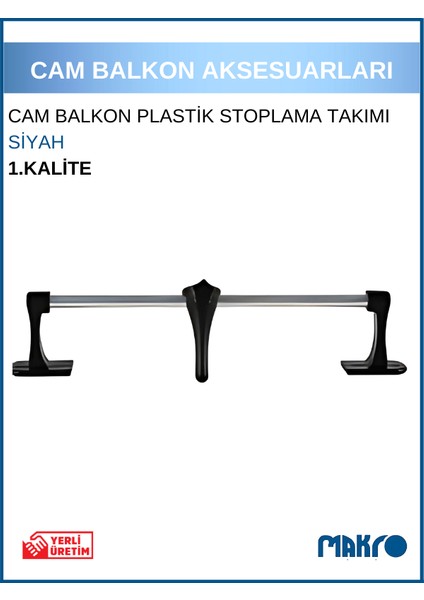 Cam Balkon Stop Takımı Cam Sabitleme Plastik Aparat Stoplamaları fiyatları