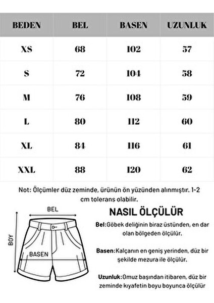 Bej Pileli Kadın Bermuda Şort MG2483