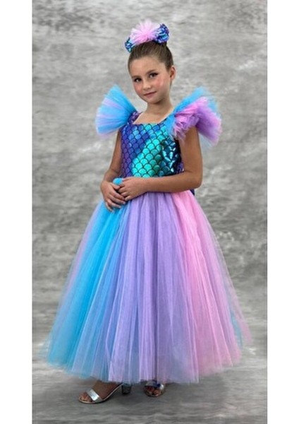 Deniz Kızı Uzun Tüllü Elbise fırsatları