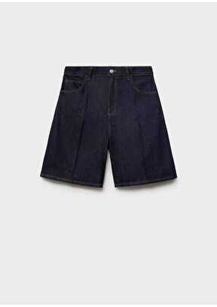 Yüksek Belli Rinse Wash Bermuda Şort modelleri