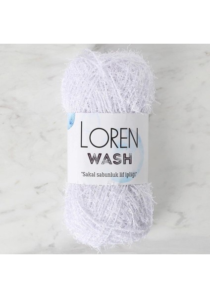 Loren Wash Optik Beyaz El Örgü Ipi - R001 - 34262