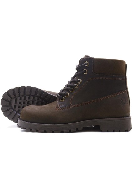 plus Neson Hakiki Deri Kahve Kürklü Bot Postal fırsatları