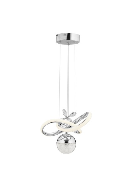 Istanbul Avize Begonvil Gümüş 3 Renkli Ledli Modern Lüx LED Avize fırsatları