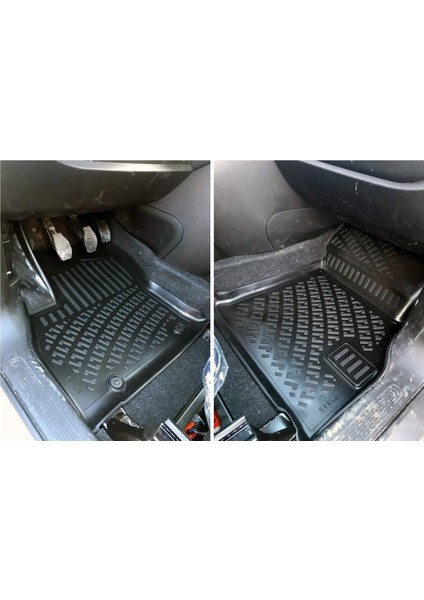 Fiat Fiorino (Dizel) 2020+ (Panelvan) 3D Havuzlu Ön Paspas modelleri
