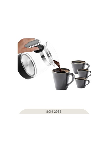 SCM-2985 Kahve Makinesi - Cam fırsatları