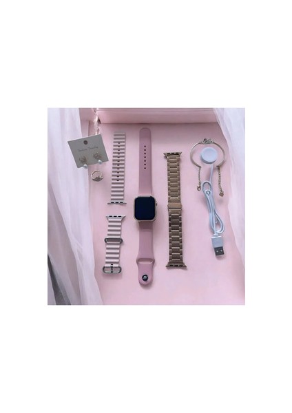 G39 Mini Kadın Akıllı Saat Flamingo Kolye Hediyeli Ios ve Android Uyumlu G39 Mini fiyatları