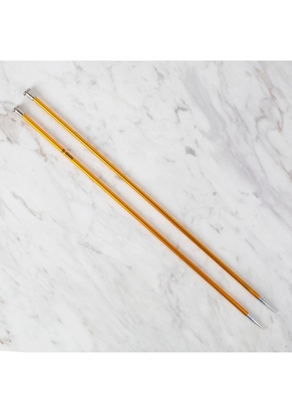 Loren Rythm 5mm Sarı Renkli Metal Örgü Şişi