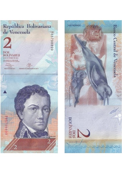 Venezuela 2 Bolivar - 2013 - Çil
