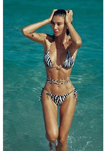 SS6051 Cebrado Bikini Set