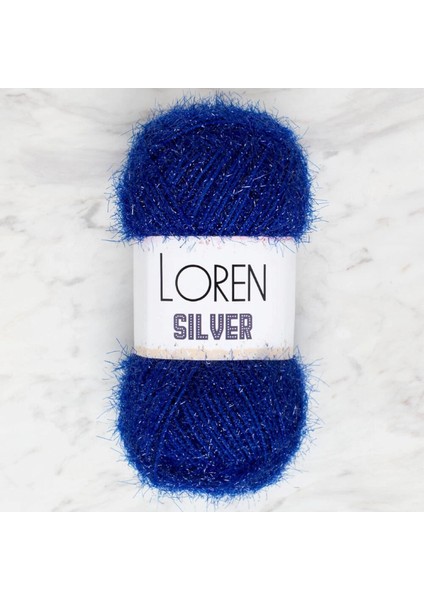 Loren Silver Saks Mavisi El Örgü Ipi - RS0004 - 34092