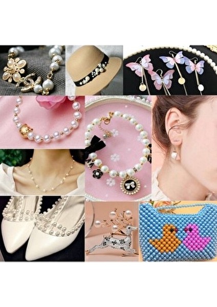 8 mm Inci Boncuk 100 Gram - Krem - Çanta ve Takı Yapımı Için indirimleri