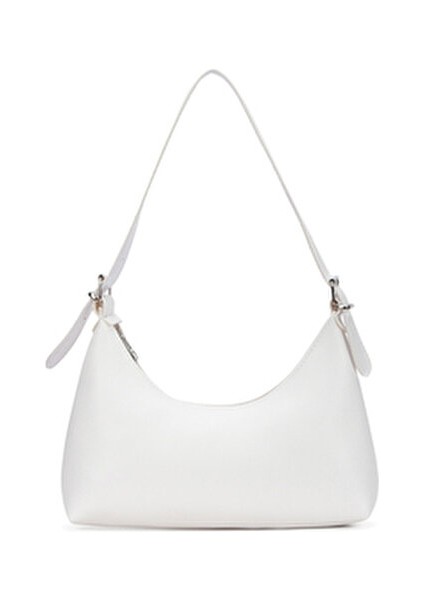 Kadın Baget El Kol ve Omuz Çantası Beyaz Suni Deri Suya Dayanıklı Orta Boy fiyatları