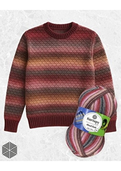 Aksoft Batik Ebruli El Örgü Ipi 59226 fırsatları