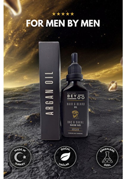 Argan Özlü Saç ve Sakal Serumu 50 ml – Besleyici ve Parlaklık Etkili Bakım Yağı