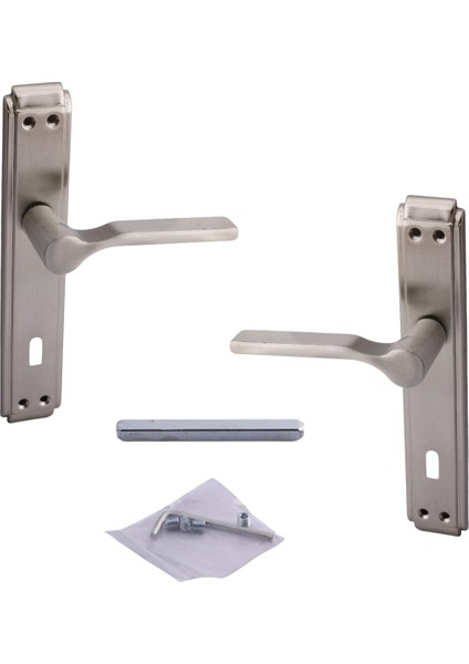 Kapı Kolu Iç Oda Aynalı Sağa Sola Uygun Saten Renk Dış Ahşap Pvc Metal Çelik Kapısı Tutamağı 1 Takım fiyatları