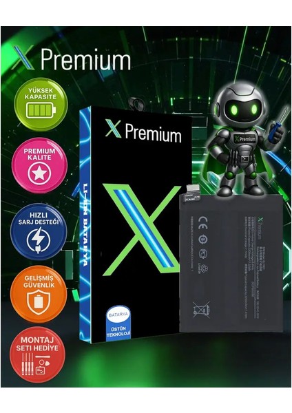 Xpremium Oneplus 8t Batarya Pil Süper Yüksek Kalite BLP801