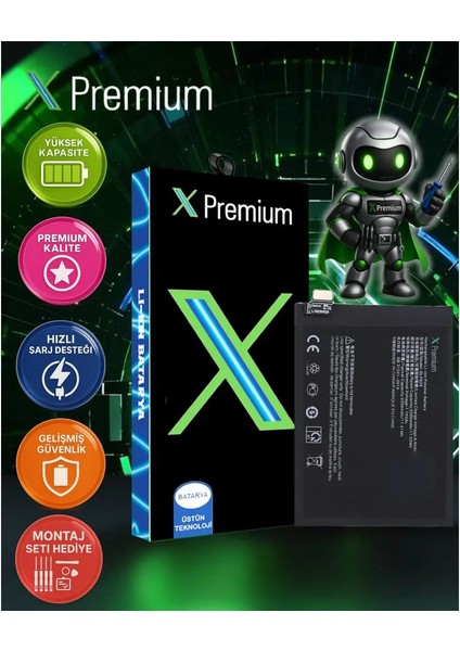 Xpremium Oneplus 9 Pro BLP903 4500MAH Güçlendirilmiş Uzun Ömürlü Batarya