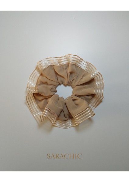 Renkli Dantel Scrunchies modelleri
