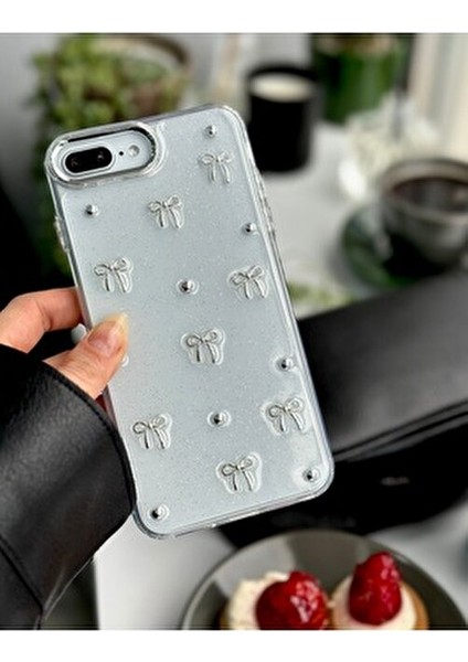 Iphone 7 Plus ve 8 Plus Uyumlu Mini Fiyonk Oyuncak Tasarımlı Esnek Silikon Kılıf indirimleri