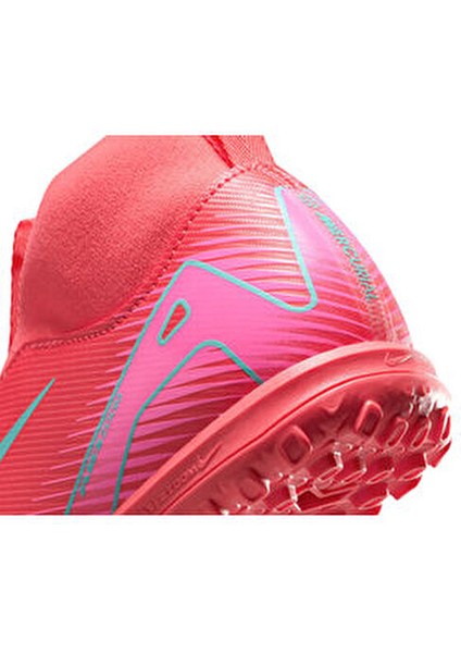 Jr. Mercurial Superfly 10 Academy Tf Genç Halı Saha Ayakkabısı FQ8310-800 Kırmızı