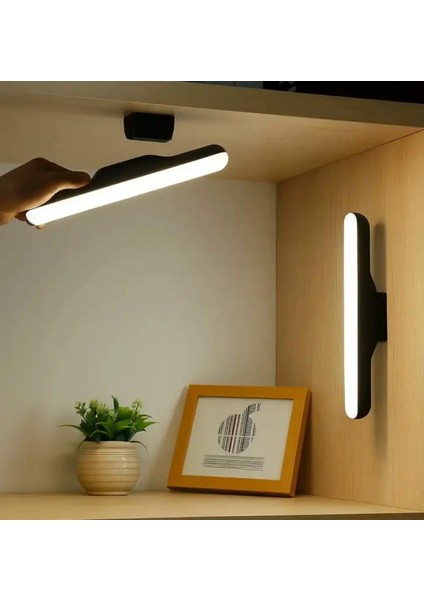 Şarjlı LED Işık USB Şarjlı Kablosuz Mıknatıslı LED Lamba 3 Farklı Işık Rengi modelleri