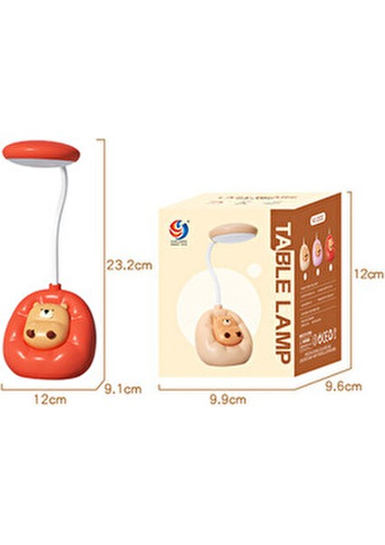 Sevimli Uyuyan Ayıcık Masaüstü LED Lamba Hediyelik Kitap Okuma Gece Lambası Baş Ucu fiyatları