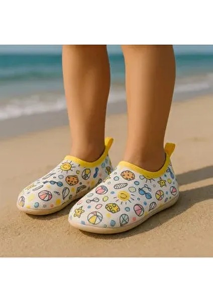 Çocuk Deniz Ayakkabısı Nefes Alan Kumaşla Güvenli Adımlar 23-35 Numaralar