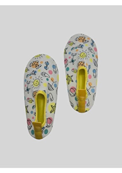 Çocuk Deniz Ayakkabısı Kaymaz Tabanlı Hızlı Kuruyan Kumaş 23-35 Numaralar İçin modelleri