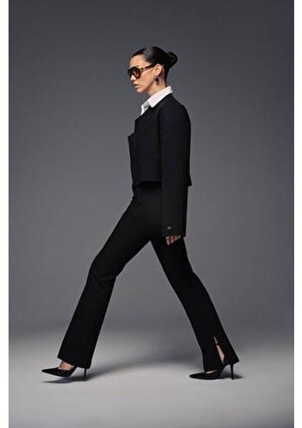 Diagonal Crop Blazer Ceket indirimleri