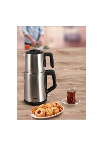 Magic Tea Xl Hacim 1,2 Litre Çaydanlık, 1,8 Litre 1650 Watt Paslanmaz Çelik Çay Makinesi fiyatları