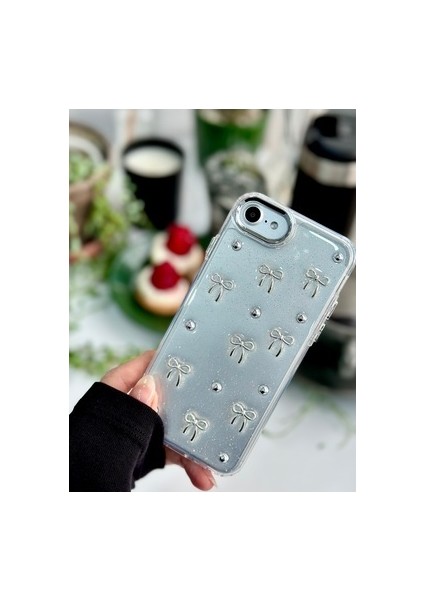 Iphone 7 - 8 - Se 2020 - Se 2022 Uyumlu Mini Fiyonk 3D Oyuncak Tasarımlı Esnek Silikon Kılıf