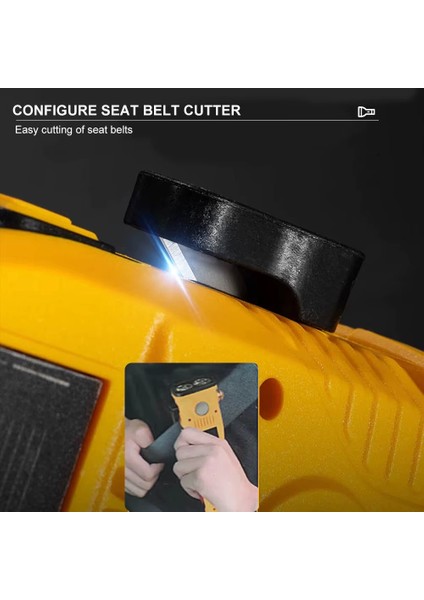 Wison WS-1414 Cam Kıracaklı Dijital Göstergeli Mıknatıslı Şarjlı Acil Durum Tamirci Feneri - Lisinya