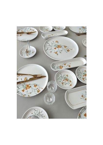 Çiğdem Model 12 Kişilik 21 Parça Kahvaltı Takımı Kahvaltı Seti[ Sarı 12] fiyatları