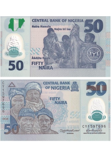 Nijerya 50 Naira - 2024 - Çil