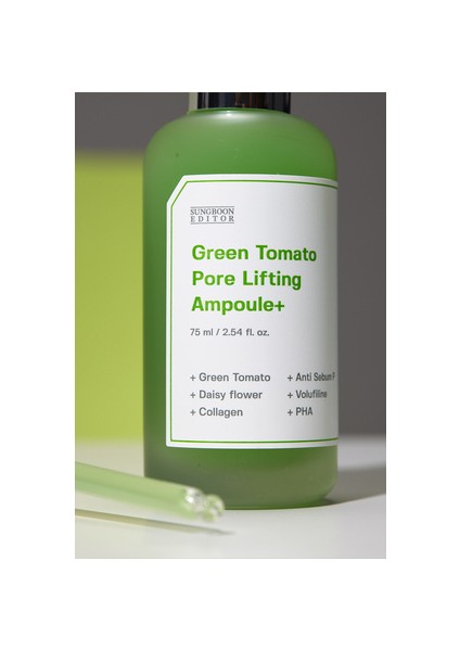 Sungboon Green Tomato Pore Lifting Ampoule / Gözenek Sıkılaştırıcı ve Cilt Toparlayıcı Serum 75ML