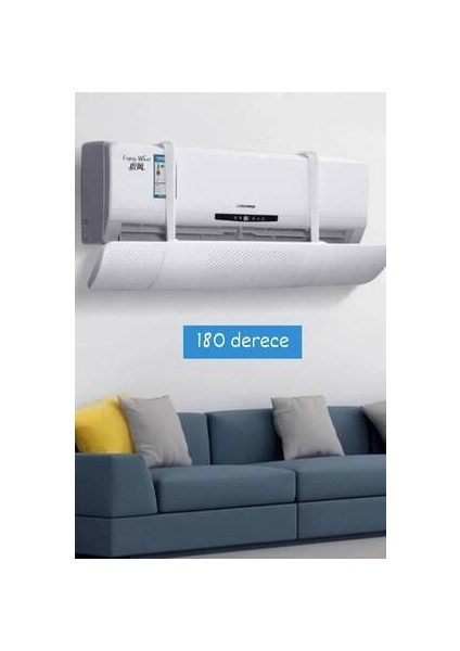 Ayarlanabilir Universal Klima Hava Yönlendirici Delikli Klima Çarpması Önleyici Klima Perdesi 56-90C