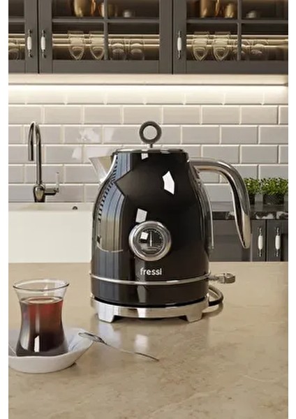 Isı Göstergeli Retro Kettle Su Isıtıcısı 1,7 Litre FR-KT05 Vintheat