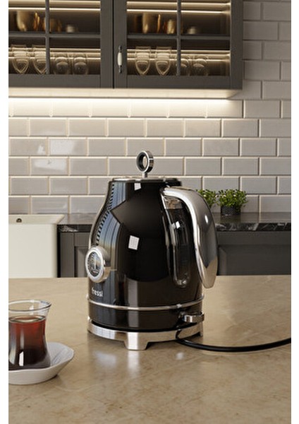Isı Göstergeli Retro Kettle Su Isıtıcısı 1,7 Litre FR-KT05 Vintheat fiyatları