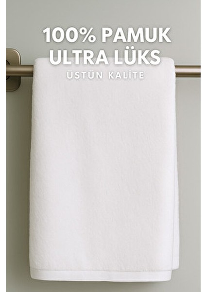 Hızlı Kuruyan Pamuklu Otel El Yüz Baş Saç Havlusu 50X90 cm Dayanıklı