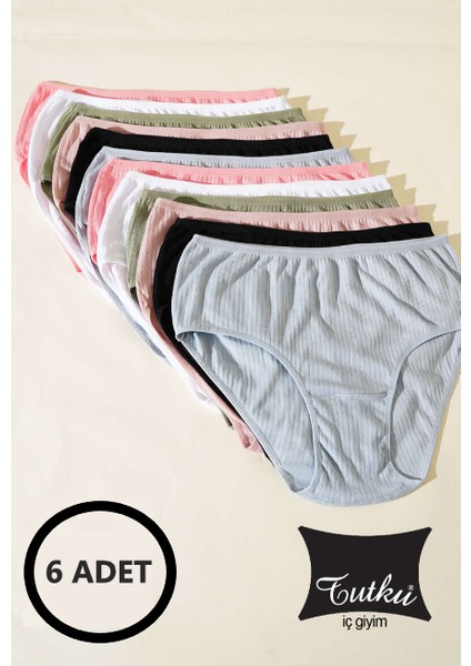 Pandora Bikini-Külot -6 Adet -Çok Renkli