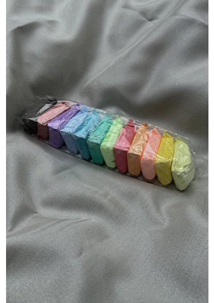 Havayla Kuruyan Modelleme Yumuşak Hafif Kil Seti Pastel Renkler 12'li Sevgili ile Clay Date Fikri fırsatları