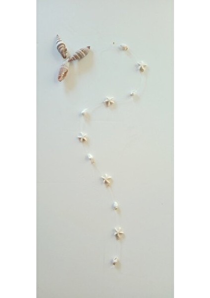 Saç Boncuğu Deniz Yıldızı ve Deniz Kabuğu Model