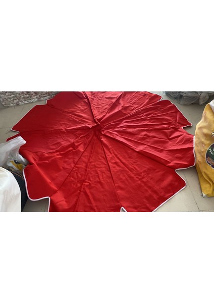 Kırmızı Yedek Şemsiye Kumaşı (10 Telli 2mçap Uygundur- Gabardin Kumaş) fiyatları